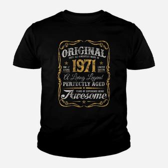 Womens Vintage Made In 1971 Classic 50Th Birthday Original Youth T-shirt | Crazezy AU
