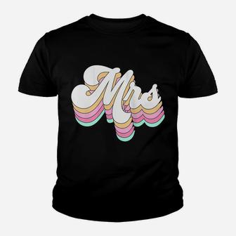 Womens Wedding Gift For Her Bride Engaged Woman Friend Future Mrs Youth T-shirt | Crazezy