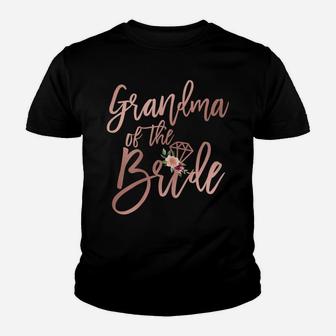 Womens Wedding Shower Gift For Grandma Of The Bride From Bride Youth T-shirt | Crazezy