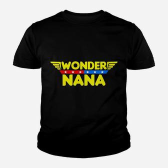Womens Wonder Nana Mother's Day Gift Mom Grandma Youth T-shirt | Crazezy CA