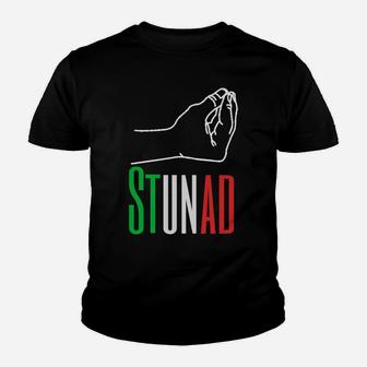 Words In Italian Stunad Italian Funny Italy Gift Youth T-shirt | Crazezy