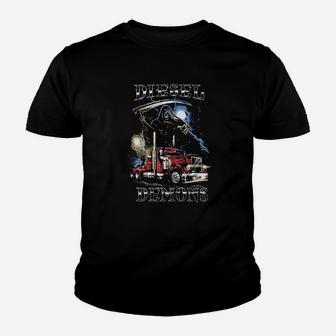 Worker Trucker Road Reaper Youth T-shirt | Crazezy DE
