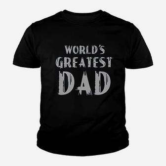 World Greatest Dad Youth T-shirt | Crazezy