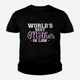 World's Best Mother In Law Youth T-shirt | Crazezy DE