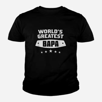 Worlds Greatest Bapa Indonesian Dad Youth T-shirt | Crazezy