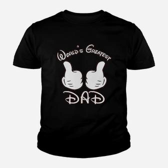 Worlds Greatest Dad Youth T-shirt | Crazezy CA