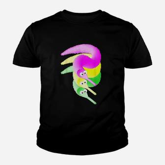 Worms On A String Fuzzy Wiggly Magic Worm Toy Youth T-shirt | Crazezy DE
