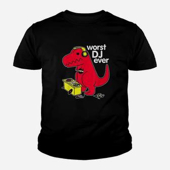 Worst Dj Ever Youth T-shirt | Crazezy