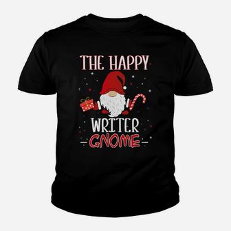 Writer Christmas Gnome Costume Matching Family Sweatshirt Youth T-shirt | Crazezy