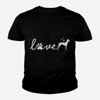 Xoloitzcuintli Xolo Mom Dad Dog Love Pet Paw Gift Women Men Youth T-shirt | Crazezy CA