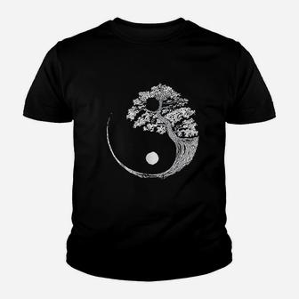 Yang Yin Bonsai Tree Japanese Youth T-shirt | Crazezy