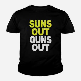 Yellow Suns Out G Uns Out Youth T-shirt | Crazezy AU