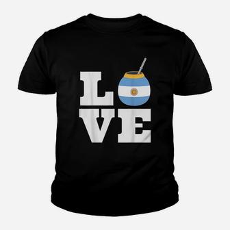 Yerba Mate Argentina Flag Argentinian Youth T-shirt | Crazezy DE