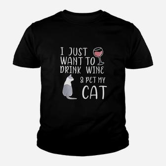 Yijiu Pajamas Sets Women Soft Lovely Wine Cat Print Youth T-shirt | Crazezy UK