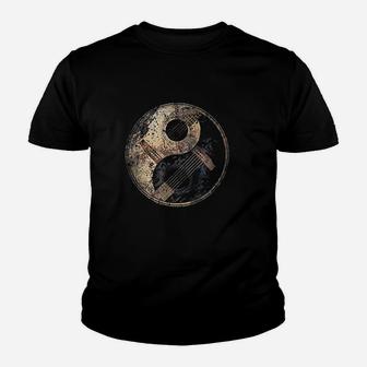Yin And Yang Guitar Grunge Youth T-shirt | Crazezy