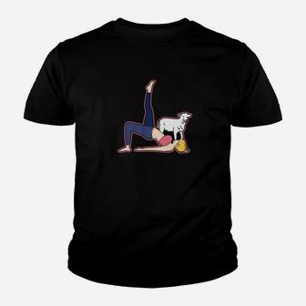 Yoga Pose With A Goat The Balancing Experts Youth T-shirt - Thegiftio UK