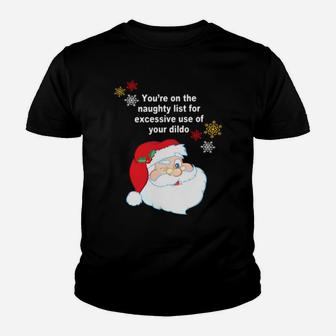 You Are On The List Santa Youth T-shirt - Monsterry DE