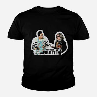 You Just Fold It In Print Youth T-shirt - Monsterry