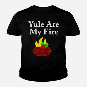 Yule Are My Fire Hoodie Youth T-shirt - Monsterry DE
