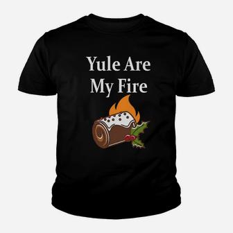 Yule Are My Fire Youth T-shirt - Monsterry