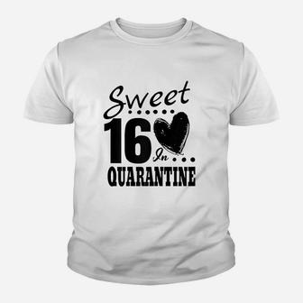 16Th Birthday Sweet 16 Sixteen Youth T-shirt | Crazezy