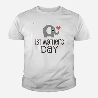 1St Mothers Day Outfit Youth T-shirt | Crazezy UK