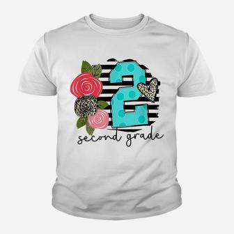 2Nd Grade Team Back To School 2Nd Grade Teacher Flower Youth T-shirt | Crazezy AU