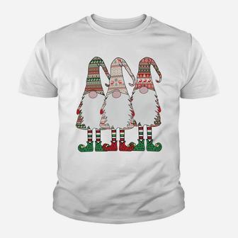 3 Nordic Gnomes Winter Christmas Swedish Tomte Nisse Sweatshirt Youth T-shirt | Crazezy
