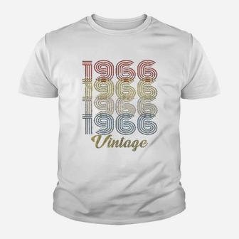 55Th Birthday Retro Birthday 1966 Vintage Youth T-shirt | Crazezy DE