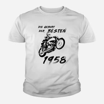 60 Geburtstag Geschenk Die Geburt Der Besten 1958 Kinder T-Shirt - Seseable