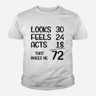 72Nd Birthday Youth T-shirt | Crazezy