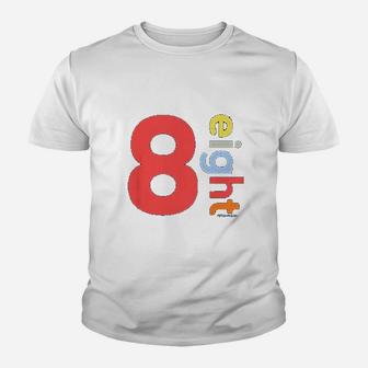 8Th Birthday 8 Year Old Eight Youth T-shirt | Crazezy CA
