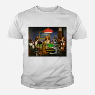 A Friend In Need Dogs Playing Poker Youth T-shirt | Crazezy
