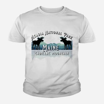 Acadia National Park Maine Usa Mount Desert Island Souvenir Youth T-shirt | Crazezy CA