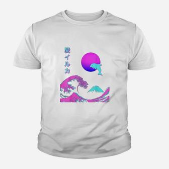 Aesthetic Japanese Writing Youth T-shirt | Crazezy DE