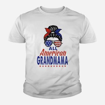 All American Grandmama 4Th Of July Patriotic Matching Family Youth T-shirt | Crazezy AU