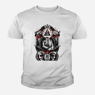 All Seeing Eye New World Order Youth T-shirt | Crazezy DE