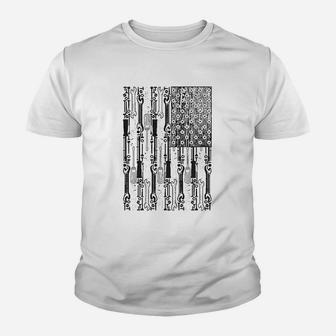 American Flag Tools Usa Merica Youth T-shirt | Crazezy