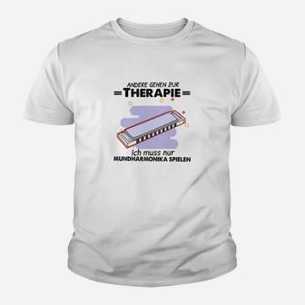 Andere Gehen Zur Therapie Harmonica Kinder T-Shirt - Seseable