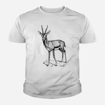 Animals Strong's Colorful Gazelle Design Printed Animals Youth T-shirt | Crazezy