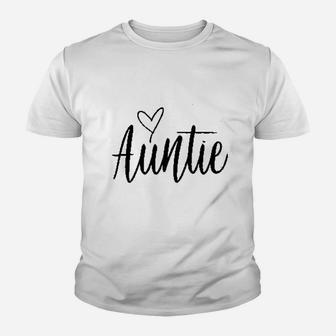 Auntie Heart Youth T-shirt | Crazezy