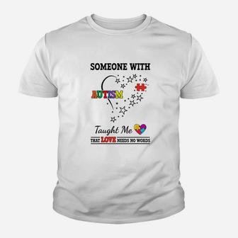 Awareness Support Autistic Gift For Mom Dad Youth T-shirt | Crazezy DE