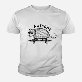 Awesome Possum Animal Lover Youth T-shirt | Crazezy