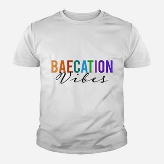 Baecation For Couples Matching Vacation Youth T-shirt | Crazezy
