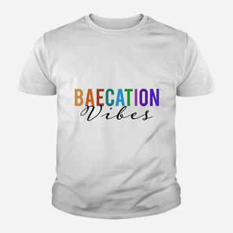 Baecation Vibes Youth T-shirt - Thegiftio UK