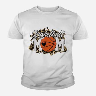 Basketball Mom Shirt Mom Game Day Outfit Mothers Day Gift Youth T-shirt | Crazezy