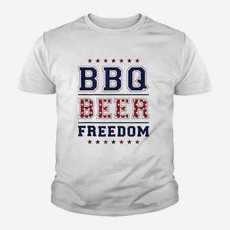 Bbq Beer Freedom Youth T-shirt | Crazezy AU
