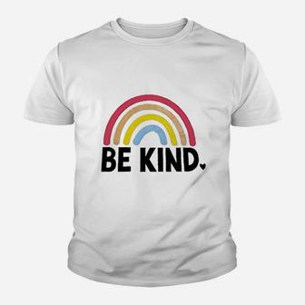 Be Kind Rainbow Youth T-shirt | Crazezy