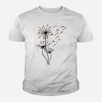 Beagle Flower Fly Dandelion Shirt Cute Dog Lover Youth T-shirt | Crazezy UK