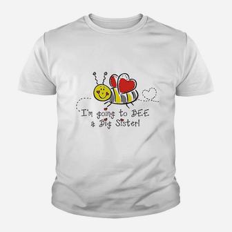 Bee Future Big Sister Youth T-shirt | Crazezy